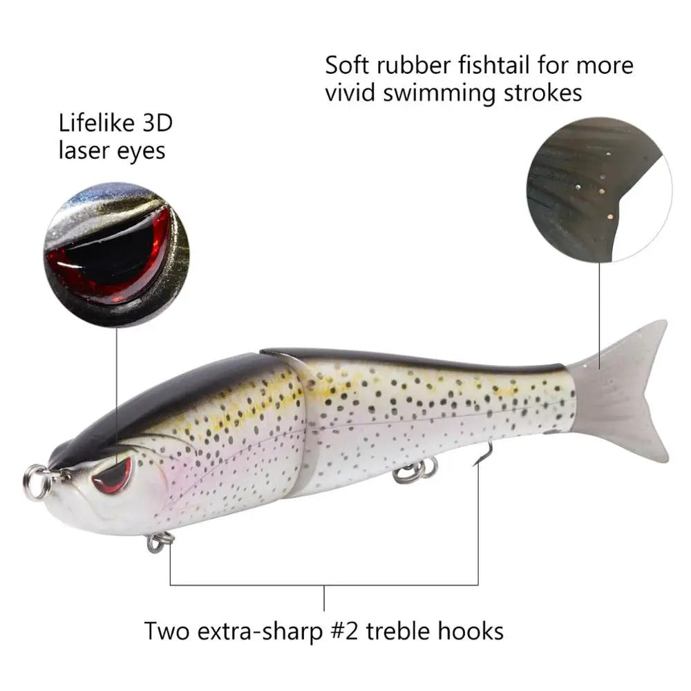 Bassdash Swimbaits Pike Trout Glide Baits